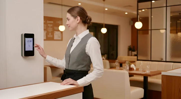 Терминал учёта рабочего времени по лицу